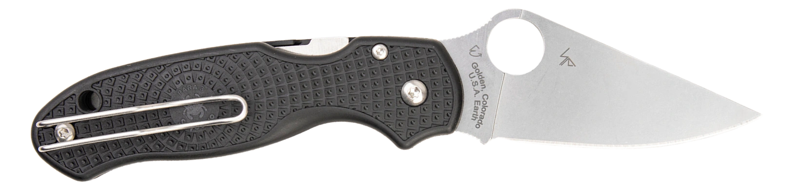 Spyderco Para 3 Lightweight C223PBK: дополнительный ракурс клипсы
