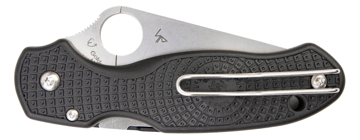 Spyderco Para 3 Lightweight C223PBK: реальная фотография клипсы