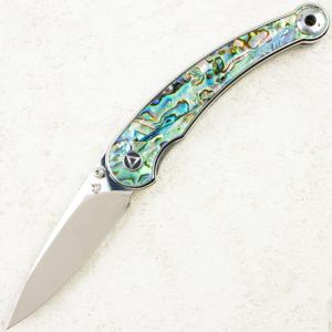 Нож QSP Dolphin, Mirror 14C28N, Abalone Handle, QS161-D Нож QSP Dolphin, Mirror 14C28N, Abalone Handle, QS161-D