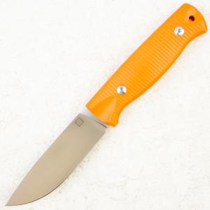 Нож HOT Knife Hoot, Satin, D2, G10 Orange Handle, Kydex