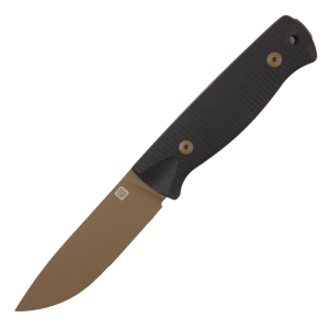 Нож HOT Knife Hoot, Cerakote Dark Earth, D2, G10 Black Handle, Kydex