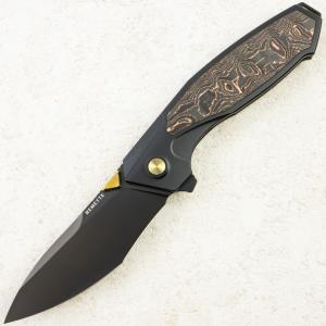 Нож Remette Kingfisher, M390, Titanium/Carbon Copper Handle, RTKF5 Нож Remette Kingfisher, M390, Titanium/Carbon Copper Handle, RTKF5