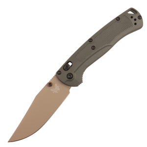 Нож Benchmade Taggedout, Elmax, Deep Olive Grivory Handle, 15536TN-02