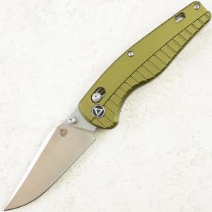 Нож QSP Dolphin, Stonewash-Satin, 14C28N, Aluminum Green Handle, QS165-B1 Нож QSP Dolphin, Stonewash-Satin, 14C28N, Aluminum Green Handle, QS165-B1