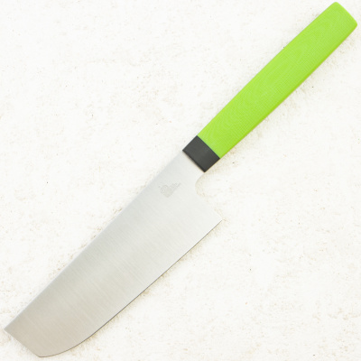 Нож мини Накири OWL NA110 F, N690 Cryo, G10 Green Handle