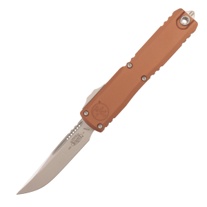 Нож Microtech Ultratech GEN IV, Stonewash, M390, Aluminum Brown Handle, 11214-10 BN