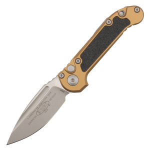 Нож Microtech L.U.D.T. Gen III, Apocalyptic, M390, Aluminum Tan, 1135-10 APTA