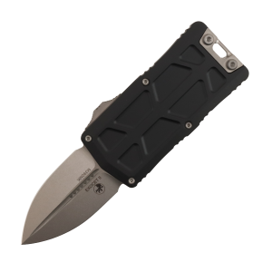 Нож Microtech Exocet II (Double Edge), Stonewash, M390, Aluminum Black, 1157-10 