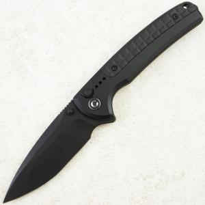 Нож CIVIVI Sentinel Strike II, Black Stonewashed, Nitro-V, Aluminum/FRN Black Handle, C22025D-1