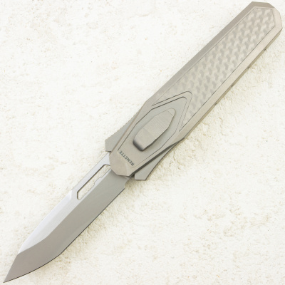 Нож Remette Swordfish Tanto, M390, Titanium Gray Handle, ZL101B4