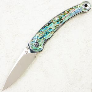Нож QSP Dolphin, Mirror 14C28N, Abalone Handle, QS161-D