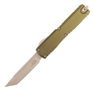 Нож Microtech Ultratech GEN IV, Stonewash, M390, Aluminum OD Green Handle, 11234-10 OD