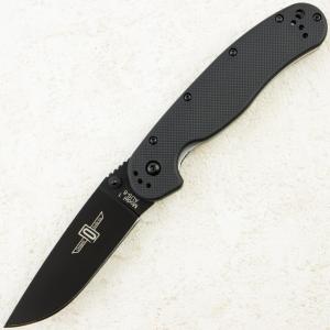 Нож Ontario Rat 1, Black, AUS-8, Nylon Black Handle, 8846BP