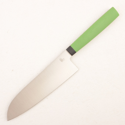 Нож Сантоку OWL SA160 F, N690 Cryo, G10 Green