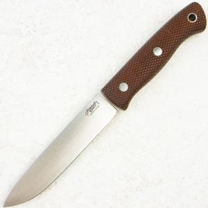 Нож Южный Крест Бушкрафт L, CPR, Convex, Micarta Coyote, Насечка, 234
