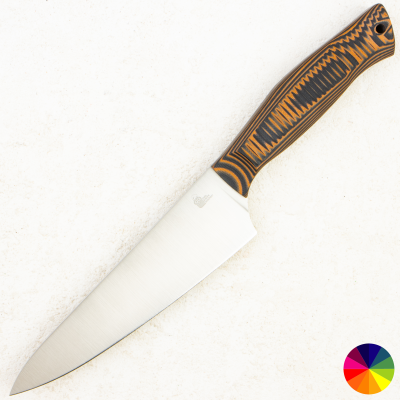 Нож OWL S160 F Мини-Шеф, N690 Cryo, G10 Black/Orange, Kydex