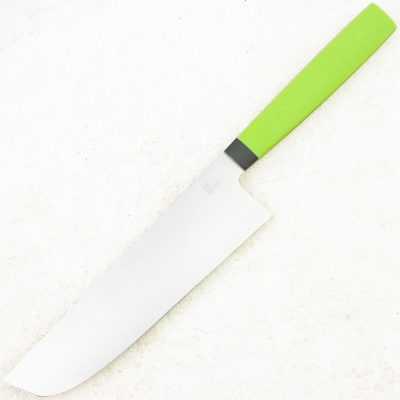 Нож Накири OWL NA160 F, N690 Cryo, G10 Green Handle