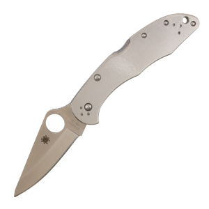Нож Spyderco Delica 4, VG-10, Stainless Steel Handle, C11P