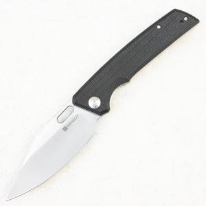 Нож SENCUT GlideStrike Thumb Hole Knife Black Canvas Micarta, S23018-4 Нож SENCUT GlideStrike Thumb Hole Knife Black Canvas Micarta, S23018-4