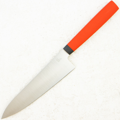 Нож мини шеф OWL CH160 F, N690 Cryo, G10 Red