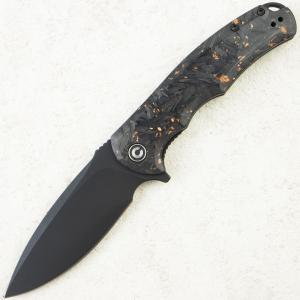 Нож CIVIVI Praxis, Black Stonewashed, 9Cr18MoV, Carbon/Resin Black Handle, C803I Нож CIVIVI Praxis, Black Stonewashed, 9Cr18MoV, Carbon/Resin Black Handle, C803I