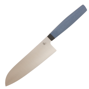 Нож Сантоку OWL SA160 F, N690 Cryo, G10 Navy Blue, (Эксклюзивный цвет)