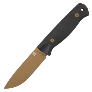 Нож HOT Knife Hoot, Cerakote Bronze, D2, G10 Black Handle, Kydex