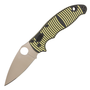 Нож Spyderco Manix 2 Salt, MagnaCut, G10 Black/Yellow Handle, C101GBKYLMCP2