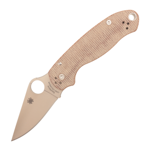 Нож Spyderco Para 3, CPM Cru-Wear, Canvas Micarta Brown Handle, C223MPCW