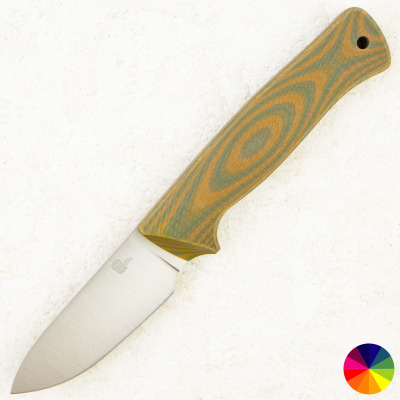 Нож OWL Ulula S F, Elmax Cryo, G10 Sand/Olive, Kydex