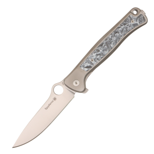 Нож Spyderco Slym, M390, Titanium/Carbon Handle, C271TIP