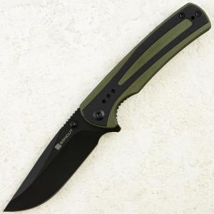 Нож SENCUT Regnator, Black, 9Cr18MoV, G10 Black/Green Handle, S24057-2 Нож SENCUT Regnator, Black, 9Cr18MoV, G10 Black/Green Handle, S24057-2