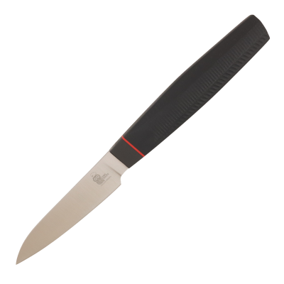 Нож овощной OWL P80 F, N690 Cryo, G10 Black Handle