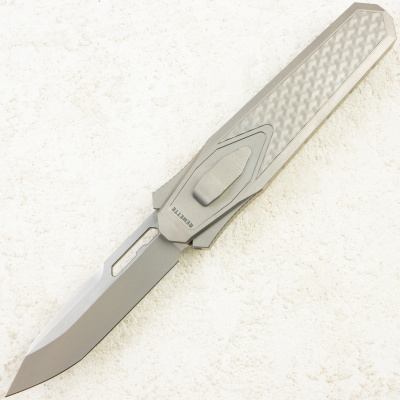 Нож Remette Swordfish Tanto, M390, Titanium Gray Handle, ZL101B2