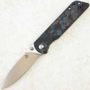 Нож QSP Parrot V2, Satin, D2, G10 Black/Blue Handle , QS102-H