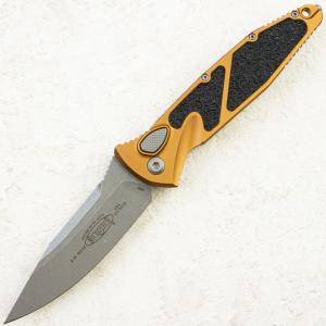 Нож Microtech Socom Elite Auto, Apocalyptic, M390, Aluminum Tan, 160A-10 