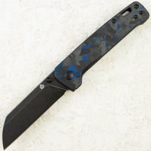Нож QSP Penguin V2, Black Stonewashed, D2, G10 Black/Blue, QS130-E2
