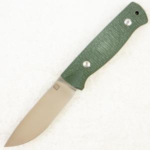 Нож HOT Knife Hoot, Satin, D2, Micarta Green Handle, Kydex
