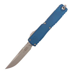 Нож Microtech Ultratech GEN IV, Apocalyptic, M390, Aluminum Navy Blue Handle, 11214-10 APNA
