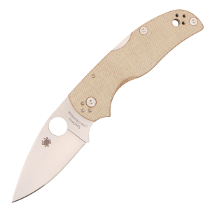 Нож Spyderco Native 5, CPM Cru-Wear, Canvas Micarta Brown Handle, C41MPCW5
