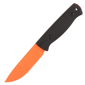 Нож HOT Knife Hoot, Cerakote Orange, D2, G10 Black Handle, Kydex