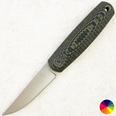 Нож OWL North XS F, N690 Cryo, G10 Black/Olive Handle, Kydex