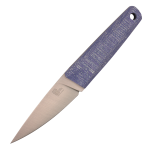 Нож OWL Baby Tyto, N690 Cryo, Micarta Jeans Purple Handle, Kydex