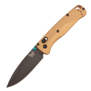 Нож Benchmade Bugout, M390, Burnt Brass Aluminum Handle, 535BK-07