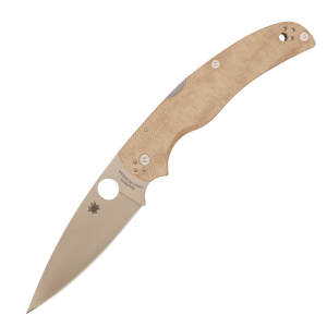 Нож Spyderco Native Chief, CPM Cru-Wear, Canvas Micarta Brown Handle, C244MPCW