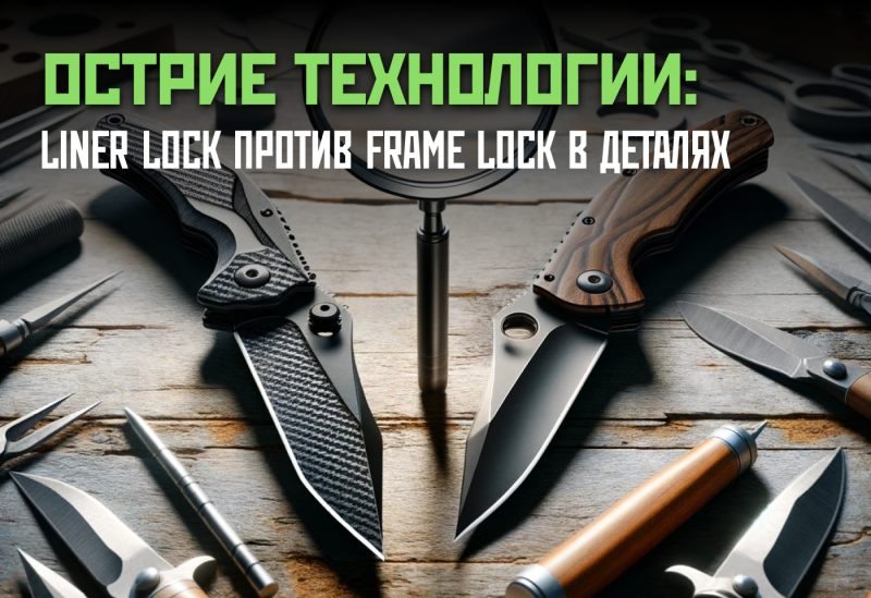 Два ножа – два мнения: Liner Lock Vs Frame Lock Два ножа – два мнения: Liner Lock Vs Frame Lock