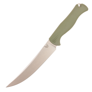 Нож Benchmade Meatcrafter 6", CPM-154, Dark Olive Santoprene Handle, Orange/Gray Boltaron Sheath, 15500-04