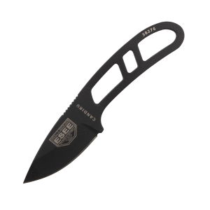 Скелетный нож ESEE Candiru, 1095 Carbon, Black
