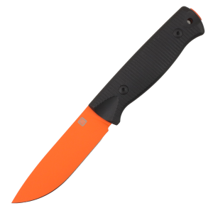 Нож HOT Knife Hoot, Cerakote Orange, D2, G10 Black Handle, Kydex