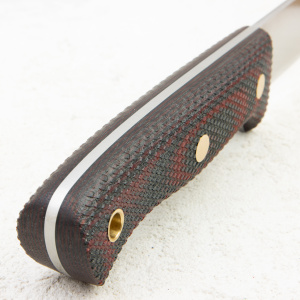 Нож Южный Крест Кедр L, VG-10, Конвекс, Микарта Красно-Черная - купить в интернет-магазине Blademan